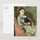 Paul Cezanne | Echtgenote van de kunstenaar in een Briefkaart (Voorkant / Achterkant)