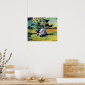 Paul Cezanne - Een schilder aan het werk, Poster (Keuken)