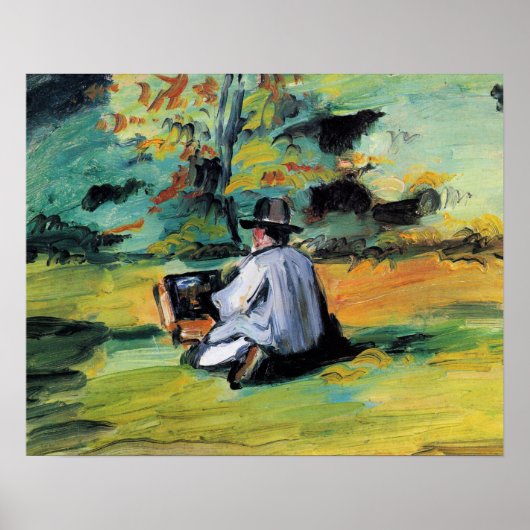 Paul Cezanne - Een schilder aan het werk, Poster (Voorkant)
