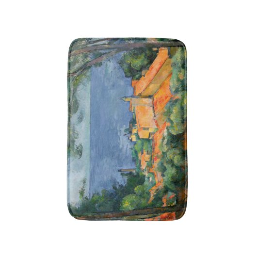 Paul Cezanne - Estaque met Red Roofs Badmat (Voorkant Verticaal)