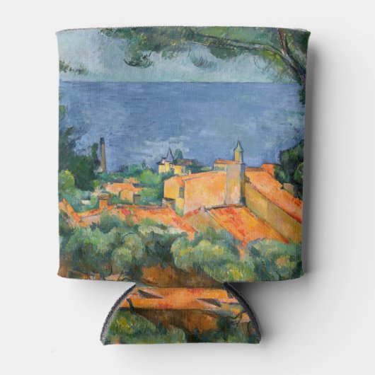 Paul Cezanne - Estaque met Red Roofs Blikjeskoeler (Voorkant)