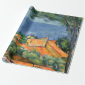 Paul Cezanne - Estaque met Red Roofs Cadeaupapier (Uitgerold)