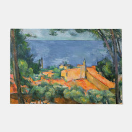 Paul Cezanne - Estaque met Red Roofs Deurmat