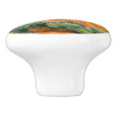 Paul Cezanne - Estaque met Red Roofs Keramische Knop (Zijkant)