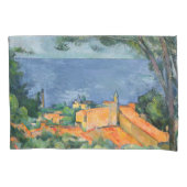 Paul Cezanne - Estaque met Red Roofs Kussensloop (Voorkant)