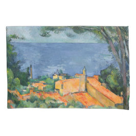 Paul Cezanne - Estaque met Red Roofs Kussensloop