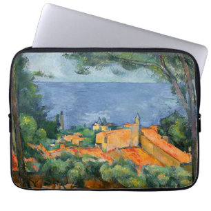 Paul Cezanne - Estaque met Red Roofs Laptop Sleeve