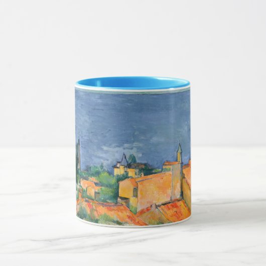 Paul Cezanne - Estaque met Red Roofs Mok (Midden)