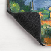 Paul Cezanne - Estaque met Red Roofs Muismat (Hoek)