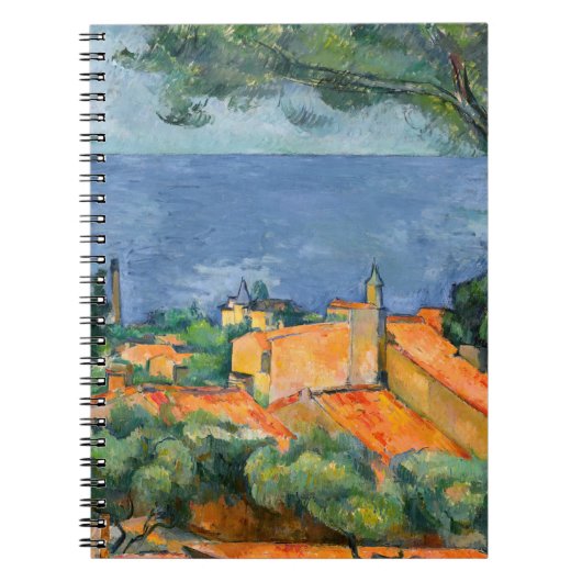 Paul Cezanne - Estaque met Red Roofs Notitieboek (Voorkant)