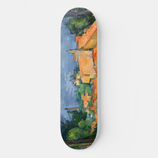 Paul Cezanne - Estaque met Red Roofs Persoonlijk Skateboard (Voorkant)