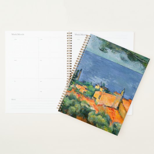 Paul Cezanne - Estaque met Red Roofs Planner (Display)
