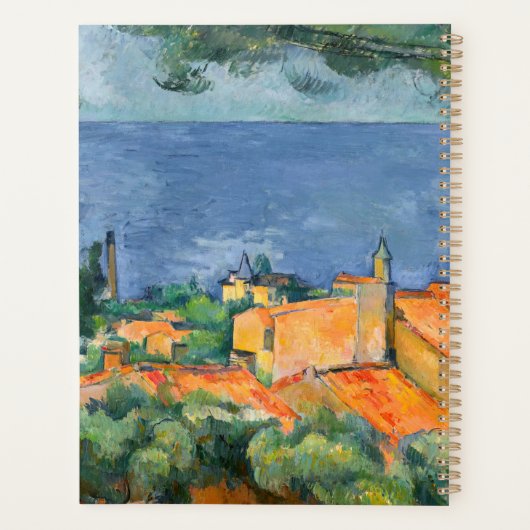 Paul Cezanne - Estaque met Red Roofs Planner (Achterkant)