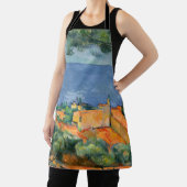 Paul Cezanne - Estaque met Red Roofs Schort (Insitu)