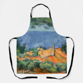 Paul Cezanne - Estaque met Red Roofs Schort (Voorkant)