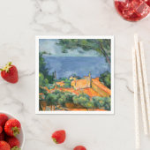 Paul Cezanne - Estaque met Red Roofs Servet (Insitu)