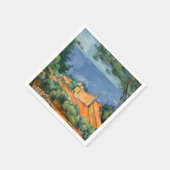Paul Cezanne - Estaque met Red Roofs Servet (Hoek)
