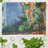 Paul Cezanne - Estaque met Red Roofs Theedoek (Gevouwen)