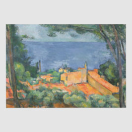 Paul Cezanne - Estaque met Red Roofs Tissuepapier