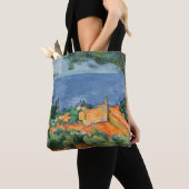 Paul Cezanne - Estaque met Red Roofs Tote Bag (Dichtbij)