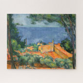 Paul Cezanne - Estaque met rode daken Legpuzzel (Horizontaal)