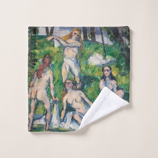 Paul Cezanne - Four Bathers Bad Handdoek (Wasdoekje)