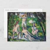 Paul Cezanne - Four Bathers Briefkaart (Voorkant / Achterkant)