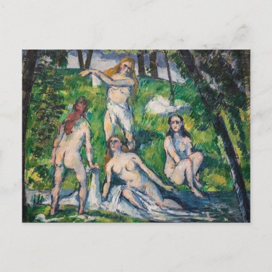 Paul Cezanne - Four Bathers Briefkaart (Voorkant)
