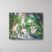 Paul Cezanne - Four Bathers Canvas Afdruk (Voorkant)