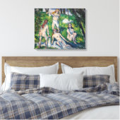 Paul Cezanne - Four Bathers Canvas Afdruk (Insitu (Slaapkamer))