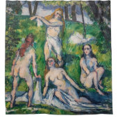 Paul Cezanne - Four Bathers Douchegordijn (Voorkant)
