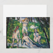 Paul Cezanne - Four Bathers Kaart (Voorkant / Achterkant)