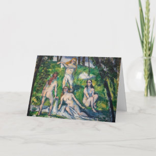 Paul Cezanne - Four Bathers Kaart