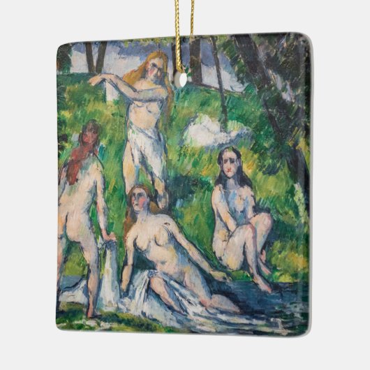 Paul Cezanne - Four Bathers Keramisch Ornament (Links)