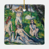 Paul Cezanne - Four Bathers Keramisch Ornament (Achterkant)