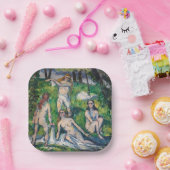 Paul Cezanne - Four Bathers Papieren Bordje (Feest)