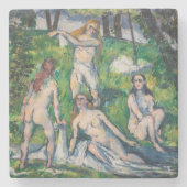Paul Cezanne - Four Bathers Stenen Onderzetter (Voorkant)