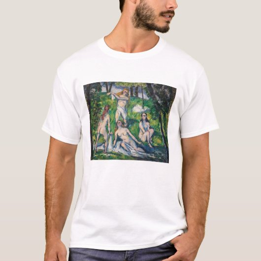 Paul Cezanne - Four Bathers T-shirt (Voorkant)