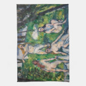 Paul Cezanne - Four Bathers Theedoek (Verticaal)