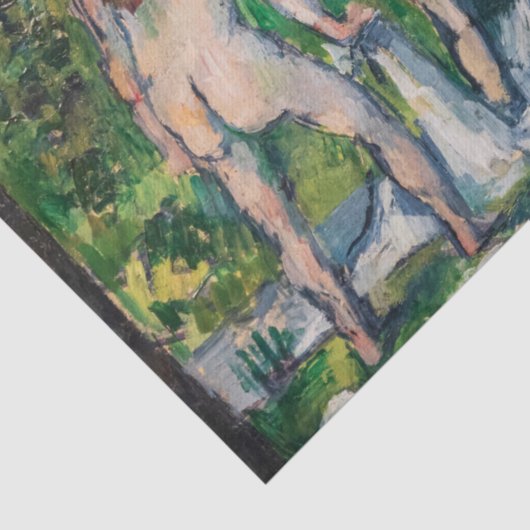 Paul Cezanne - Four Bathers Tissuepapier (Detail)