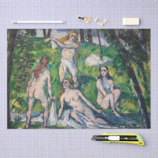 Paul Cezanne - Four Bathers Tissuepapier (Craft)