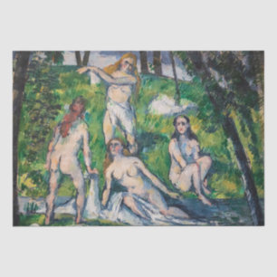 Paul Cezanne - Four Bathers Tissuepapier