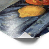 Paul Cezanne - Fruit en Jug op een tafel Foto Afdruk (Hoek)