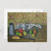 Paul Cezanne | Fruit, Serviette en Milk Jug, c.18 Briefkaart (Voorkant / Achterkant)