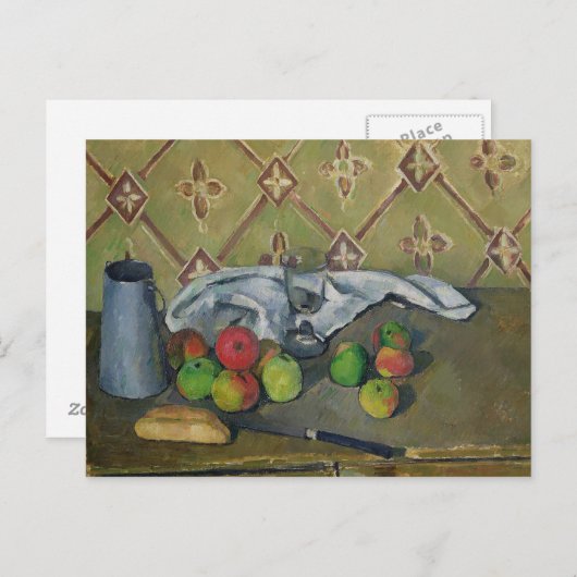 Paul Cezanne | Fruit, Serviette en Milk Jug, c.18 Briefkaart (Voorkant / Achterkant)