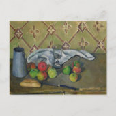 Paul Cezanne | Fruit, Serviette en Milk Jug, c.18 Briefkaart (Voorkant)