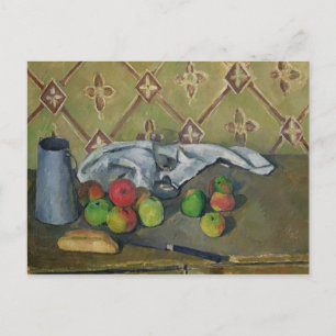 Paul Cezanne   Fruit, Serviette en Milk Jug, c.18 Briefkaart