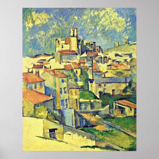 Paul Cezanne - Gardanne Poster (Voorkant)