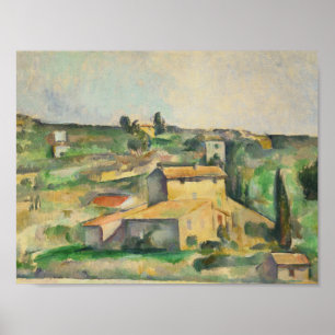 Paul Cezanne - Gebieden in Bellevue Poster