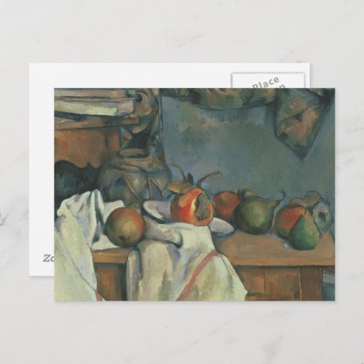 Paul Cezanne - Ginger Pot met Pomegranaat Briefkaart (Voorkant / Achterkant)